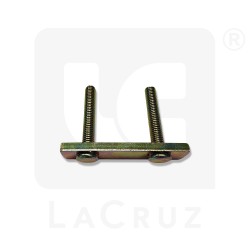 FX98BRX - Pinza de fijación patín noria para Braud NH - acero inox