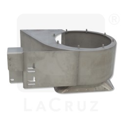 355171 - Caja del ventilador izquierda Grégoire - acero inoxidable